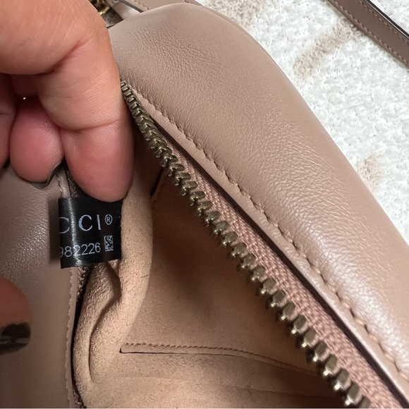 GUCCI MARMONT crossbody in size small - color: dusty pink - Picture 10 of 11